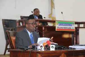 Read more about the article Somaliland Energy Minster presents the Petroleum Policy and Upstream Petroleum Bill Parliament for Approval